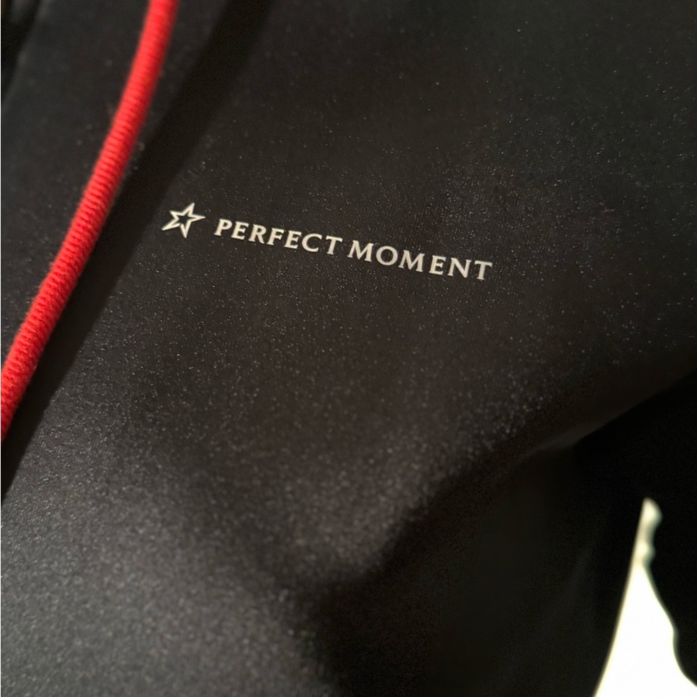 Perfect Moment Cropped Blue and Red Performance Jacket